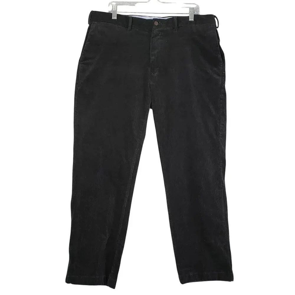 Polo Ralph Lauren Vintage Corduroy Pants Size 38x30 Men’s Black Straight Leg